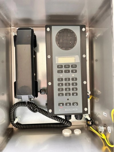 Seacom P421 Industrial Wallmount Telephone IP65 – Marine Intercom – Stainless St