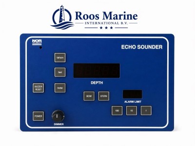 Delen NOR Control Echo Sounder Depth Panel Marine Ship Unit Tested Working Excellent