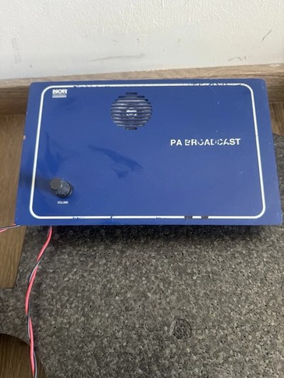 NOR Control PA Broadcast Unit Marine Speaker Panel Ship Intercom System Tested Working