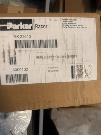 Parker Racor RK 22610 Replacement Filter Kit 8021 & 8022 Marine Fuel Filter Elem