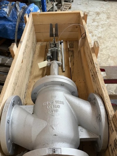 Industrial 3-Way Quick Shut-Off Valve DN150 PN16 Kvs330 – KFM Germany
