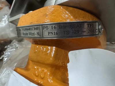 Emerson Damcos Control Valve LPU-M-D PN16 16 Bar Industrial Actuator NEW