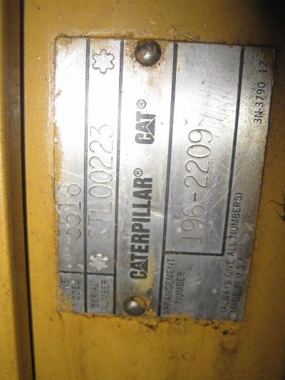 GAS Caterpillar 3516 spare parts