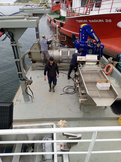 7 Ton Capacity Hydraulic Knuckle Boom Marine Deck Crane for Workboats