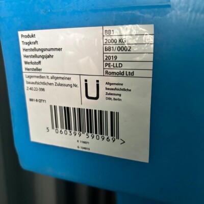 ROMOLD BB1 IBC Spill Pallet - 1100L-2
