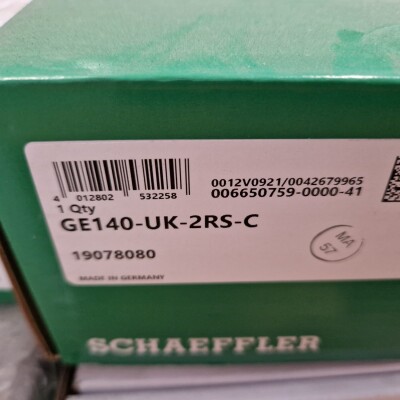 For Sale:SCHAEFFLER RADIAL SPHERICAL PLAIN BEARING: GE140-UK-2RS-C #F SCHAEFFLER RADIAL SPHERICAL PLAIN BEARING: GE140-UK-2RS-C #F