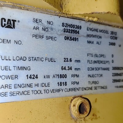 CAT 3512B Generator set (unused)-2