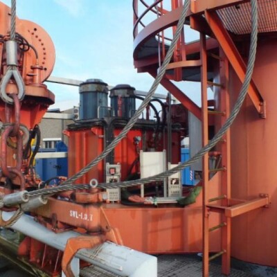 Used Pipe Handling Knuckle Boom crane-5