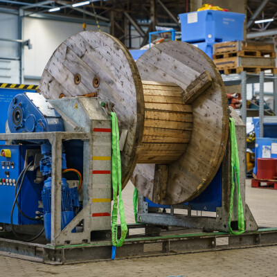 Electric spooling machine 8T-1