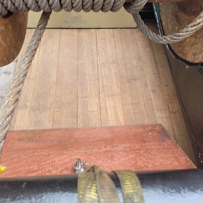 Marine decking from bamboo composite-2