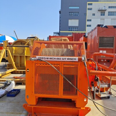 32T Hydraulic Winch-2