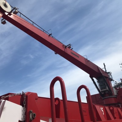 Liebherr Deck Cargo Crane 25T @ 20 mtr (RESERVED)