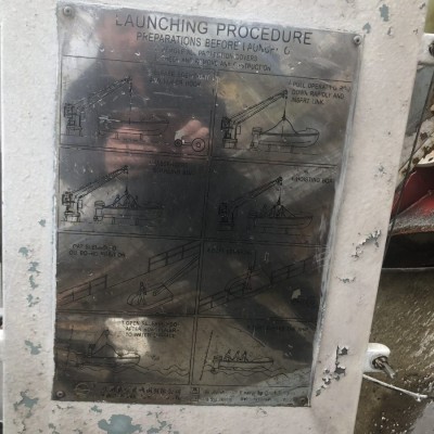 Life rescue boat/raft DAVIT-6