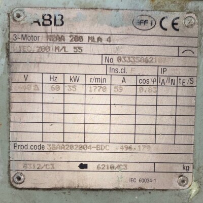 Allweiler AG NISM100-315 pump Ø288-3