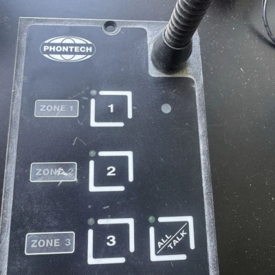 Phontech SPA 1501 Marine PA Microphone Control Unit Zone Selector-2