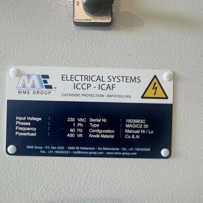 MME Group ICCP ICAF Control Panel MAGIC2 30 Cathodic Protection 230VAC Marine NEW-7