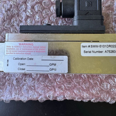 KOBOLD Flow Switch Model SMV-5112B, 0.2 to 1.0 GPM Water, 1/2" FPT, N.O. (0051)-3