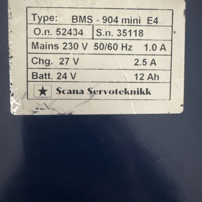 Scana Servoteknikk BMS-904 BTE Fire Alarm Panel 27V-3