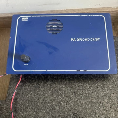 NOR Control PA Broadcast Unit Marine Speaker Panel Ship Intercom System Tested Working