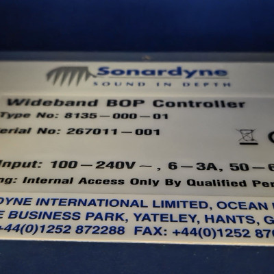 SONARDYNE WIDEBAND ACOUSTIC BOP EMERGENCY CONTROL SYSTEM-2