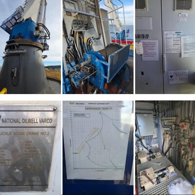 NOV Offshore Knuckle Boom cranes (OC400KCE)