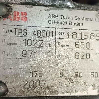 TURBOCHARGER ABB-2