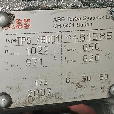 TURBOCHARGER ABB