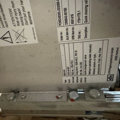 Industrial 3-Way Quick Shut-Off Valve DN150 PN16 Kvs330 – KFM Germany-2