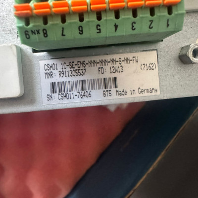 Bosch Rexroth IndraDrive CSH01.1C-SE-ENS Controller R911305537 SERCOS Interface