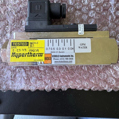 KOBOLD Flow Switch Model SMV-5112B, 0.2 to 1.0 GPM Water, 1/2" FPT, N.O. (0051)