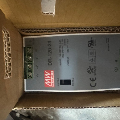 Mean Well DR-120-24 Industrial DIN Rail Power Supply 24V 5A-3
