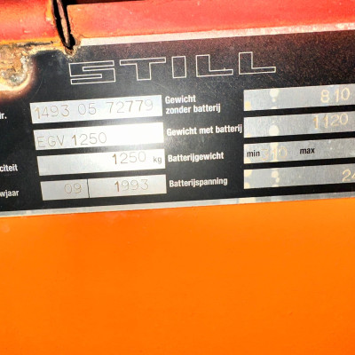 Te koop: Elektrische pallettruck / stapelaar STILL-2