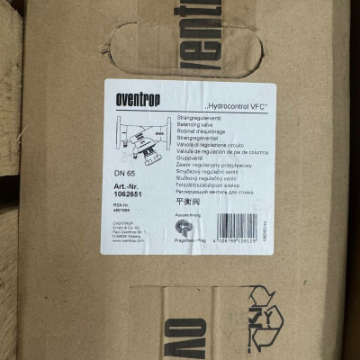 Oventrop Hydrocontrol VFCi DN65 Balancing Valve Art.1062651 NEW Industrial Control Valve