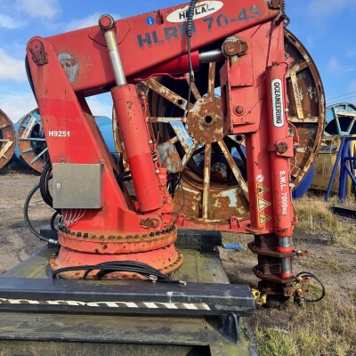 For Sale:Heila HLRM 70-4S Marine Crane Heila HLRM 70-4S Marine Crane