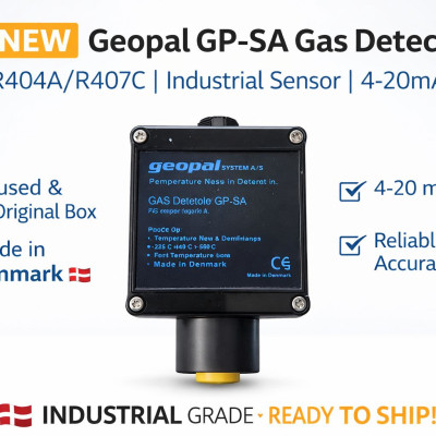 NEW Geopal GP-SA Gas Detector | R404A / R407C | Industrial Sensor