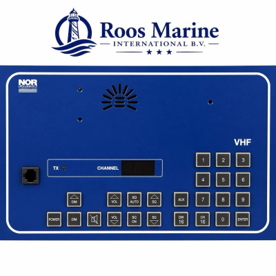 NOR Control Marine VHF Radio Control Panel Ship Communication Unit Tested Workin