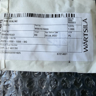 Original WARTSILA CPP seal kit / sealing components for marine applications.-6