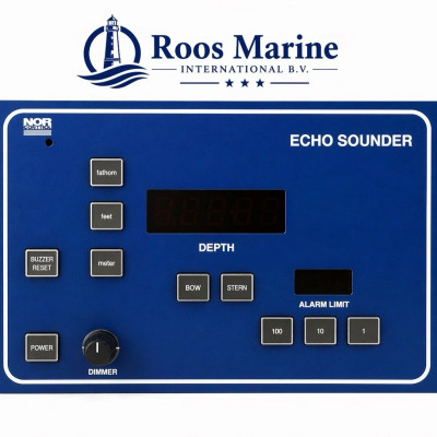 Delen NOR Control Echo Sounder Depth Panel Marine Ship Unit Tested Working Excellent