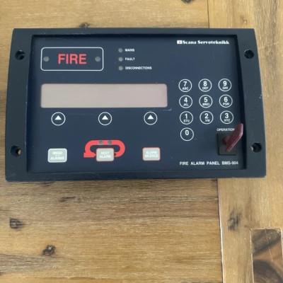 Scana Servoteknikk BMS-904 BTE Fire Alarm Panel 27V-5
