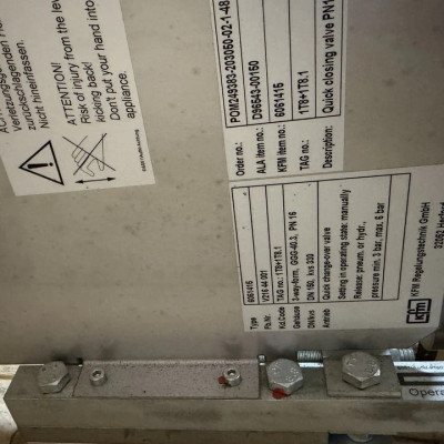 Industrial 3-Way Quick Shut-Off Valve DN150 PN16 Kvs330 – KFM Germany-1
