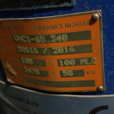 Pentair water pump VNC1-65.340-2