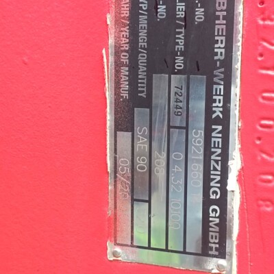 Liebherr crane MTC 1900-65D Litronic-3