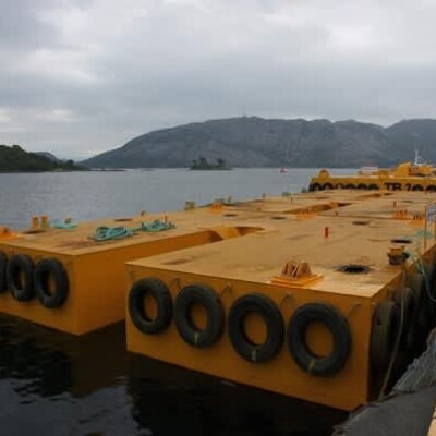 Heavy Duty Anchor Pontoon Barges