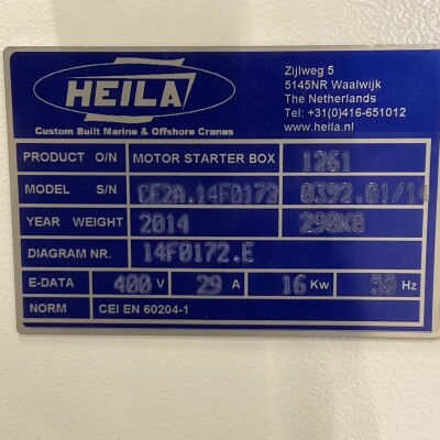 Unused HEILA Hydraulic Power Pack  (CE2A.14F0172)-6