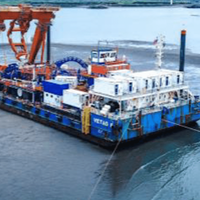 Shallow water cable laying barge-2