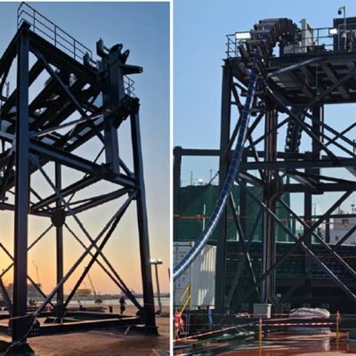 Loading arm tower with 6T tensioner-2