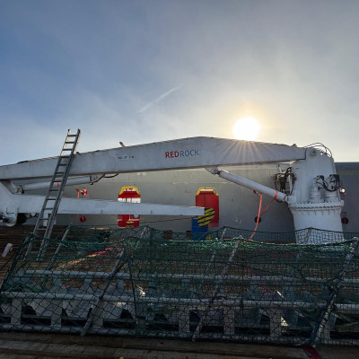 RCK105 Red Rock Offshore Marine Crane 3T@17 mtr