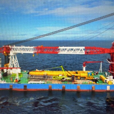 Full Revolving 4000T Crane barge