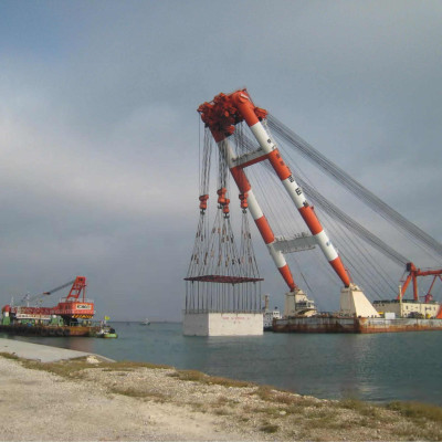 Sheerleg Heavy Lifting Barge with 3000T capacity